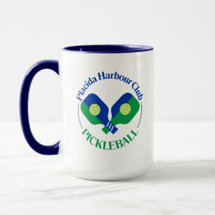 PHC Pickleball zwei blauer Griff der Ton-Tasse Tasse