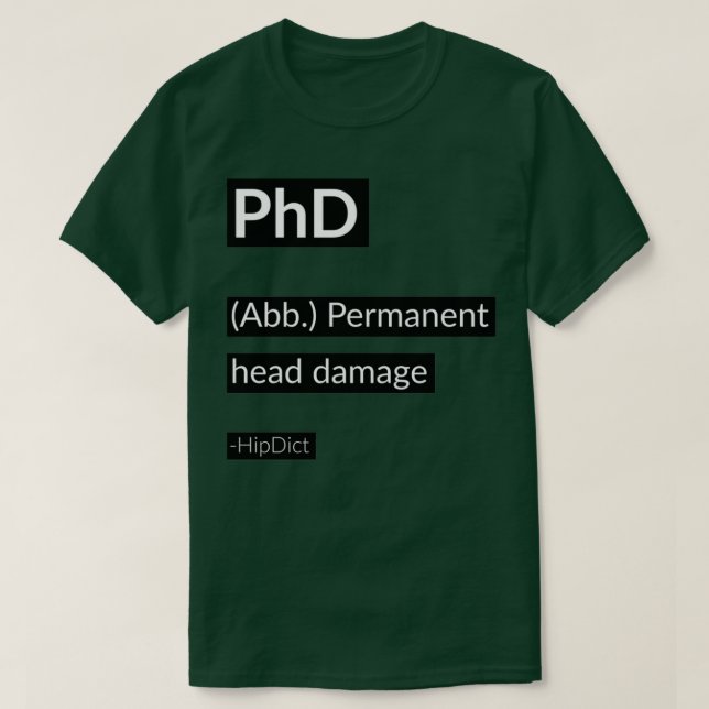 PhD 14 T-Shirt (Design vorne)