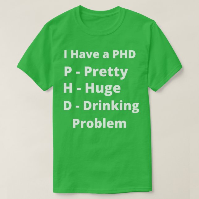 PHD 8 1 T-Shirt (Design vorne)