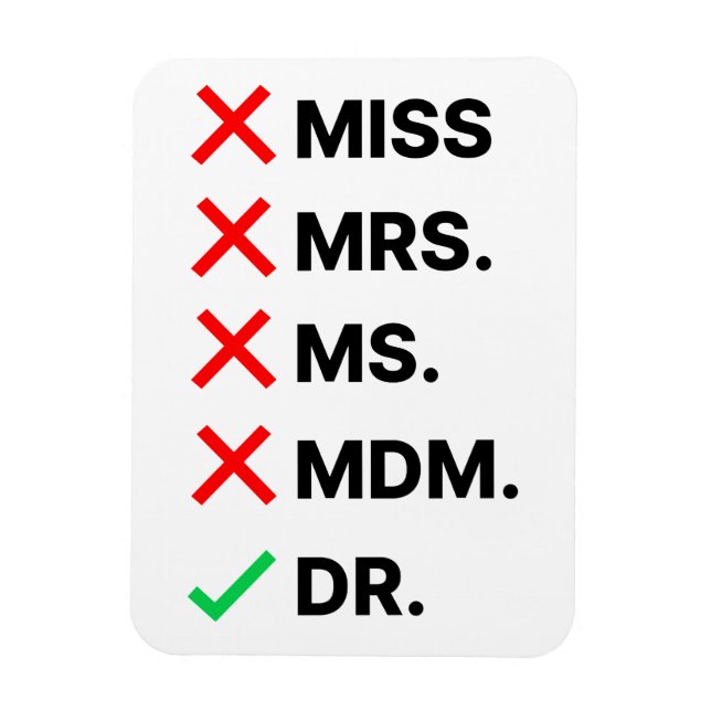 PhD Abschluss Flexible Magnet (Vertikal)