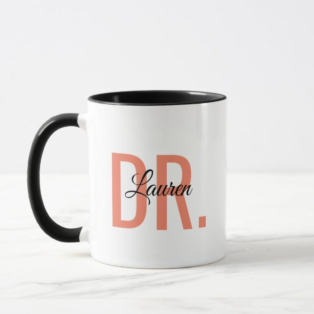PHD-Abschluss Neue Doktorandenärztin Tasse (Links)