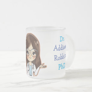 PhD Abschluss Tea Mattglastasse