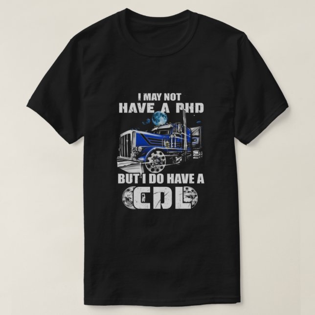 PHD CDL Trucker T-Shirt (Design vorne)