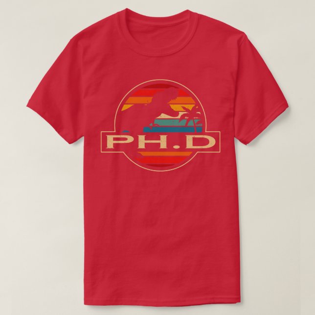 PhD Dinosaur T-Shirt (Design vorne)