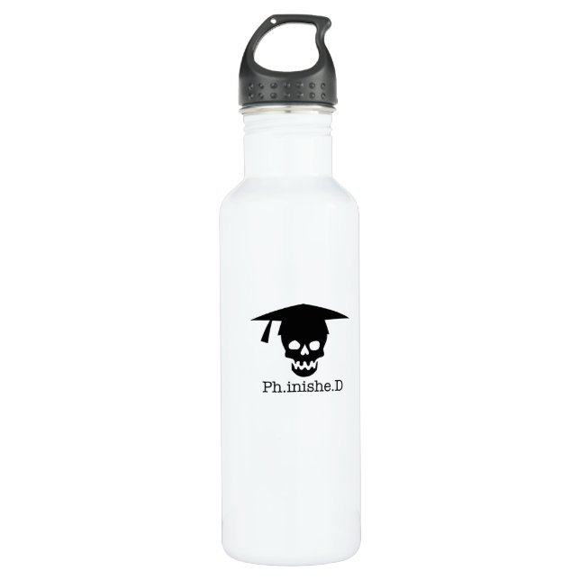 PHD EDELSTAHLFLASCHE (Vorderseite)