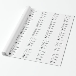 PhD-Geschenke für Frauen Geschenkpapier