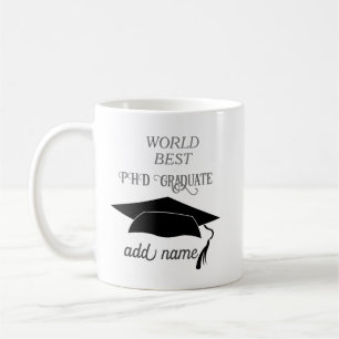 PHD Graduate Celebration Errungenschaft Akademisch Kaffeetasse