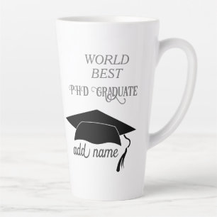 PHD Graduate Celebration Errungenschaft Akademisch Milchtasse