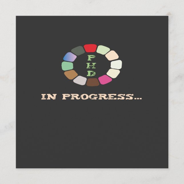 PhD im Gange Programm (Vorderseite)