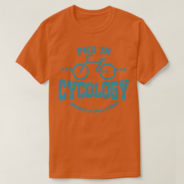 PHD in der Zykologie T-Shirt (Design vorne)