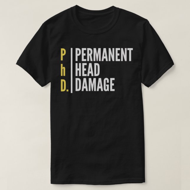 PhD-Konzepte zum Entwurf von Phd-Designs für bleib T-Shirt (Design vorne)