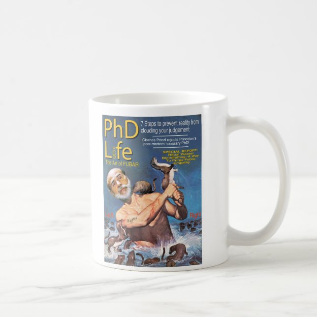 PhD-Leben Tasse (Rechts)