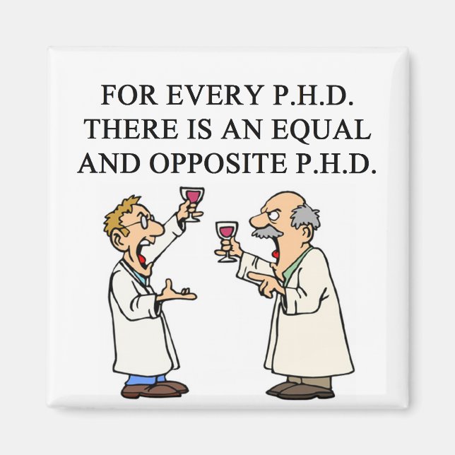 PHD-Sprichwort Magnet (Vorne)