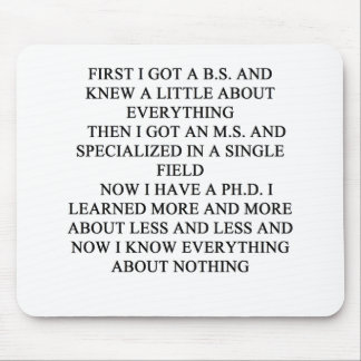 Phd-Witz Mousepad