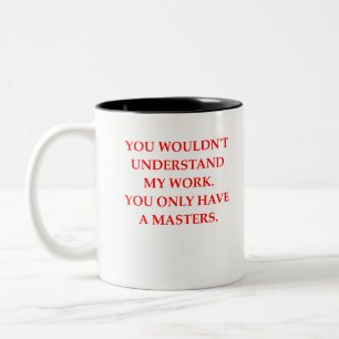 PHD ZWEIFARBIGE TASSE