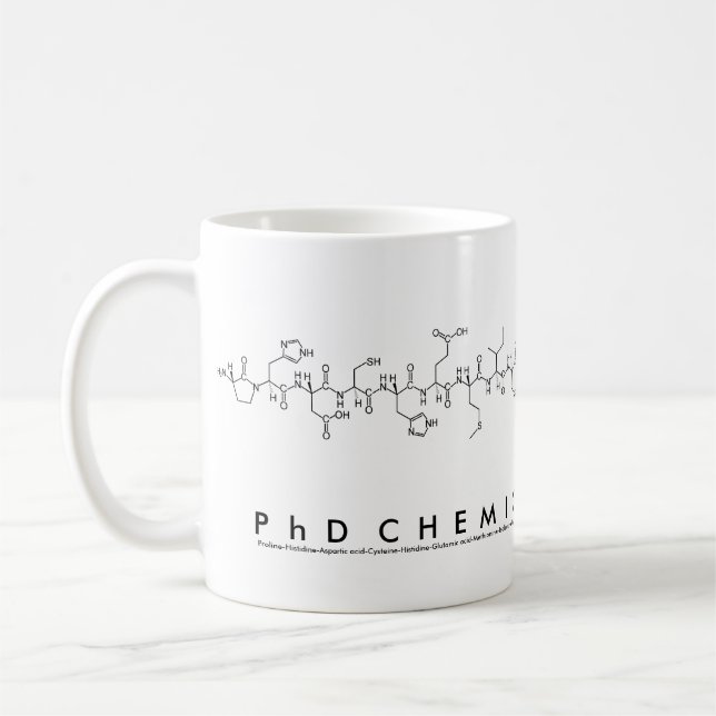 PhDChemicalEngineer Peptidname Tasse (Links)