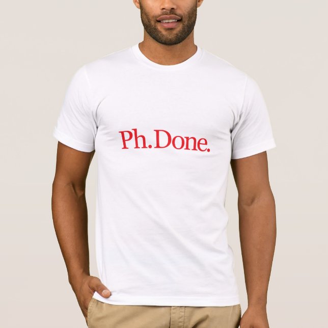 PhDone Rot T-Shirt (Vorderseite)