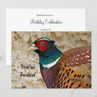 Pheasant 3 Einladung zum Geburtstag