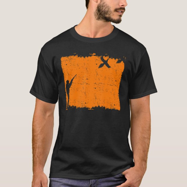 Pheasant Bird Hunting Hunter Fourth Of July Usa Fl T-Shirt (Vorderseite)