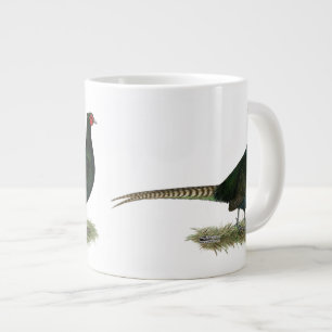 Pheasant Black Rooster Jumbo-Tasse