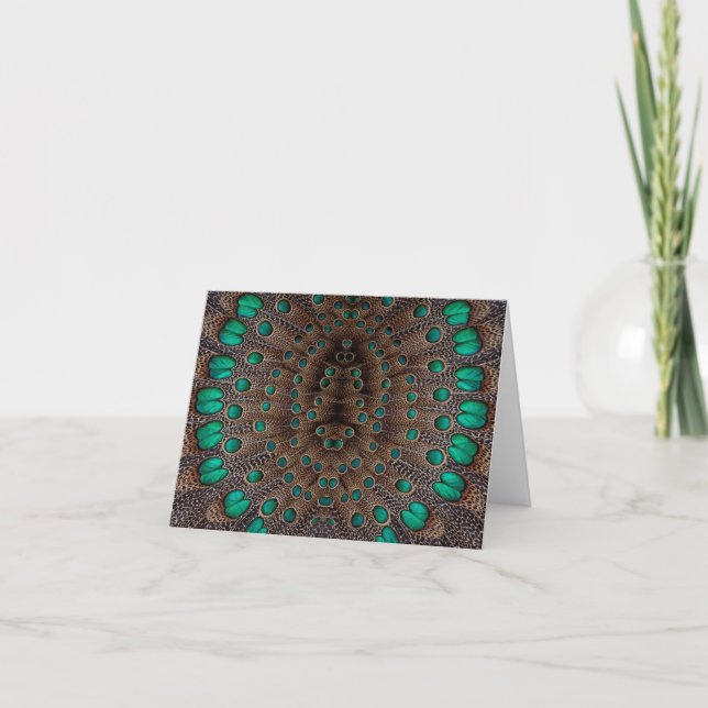 Pheasant Feather Fraktal Design (Vorderseite)
