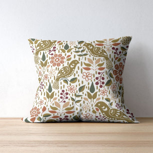 Pheasant Folk Pillow Rustikale Wohngestaltung Herb Kissen