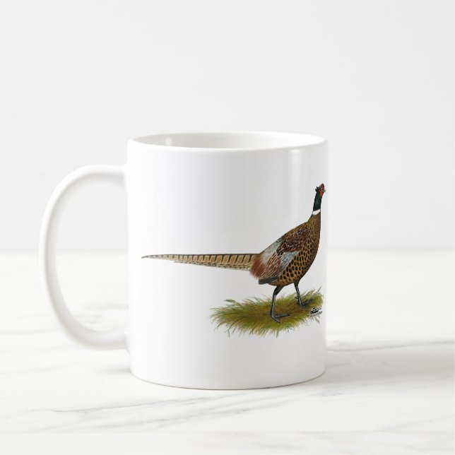 Pheasant Rooster Tasse (Links)
