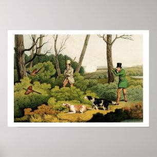 'Pheasant Shooting', Pub. von Thomas McLean, 1820  Poster