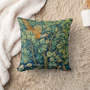 Pheasant Tapestry - William Morris Kissen