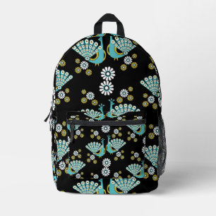 Pheasants Peacock Art Bedruckter Rucksack