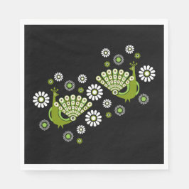 Pheasants Peacock Art Serviette