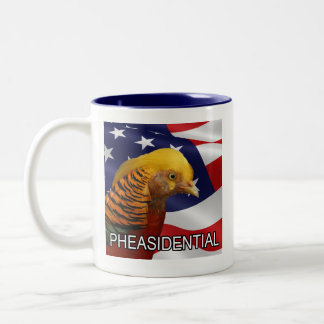 Pheasidential Fasan Zweifarbige Tasse