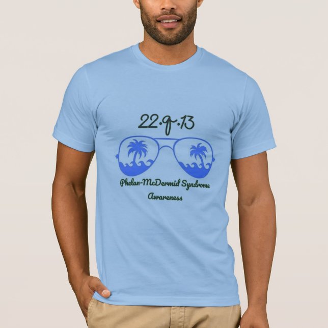 Phelan-McDermid Syndrom-Bewusstsein T-Shirt (Vorderseite)