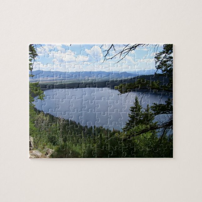 Phelps Lake I at Grand Teton National Park Puzzle (Horizontal)