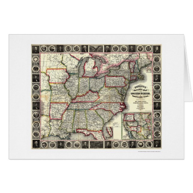 Phelps Vereinigte Staaten zeichnen 1852 auf (Vorderseite (Horizontal))