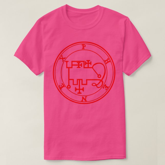 Phenex Ars Goetia Sigil Red T-Shirt (Design vorne)