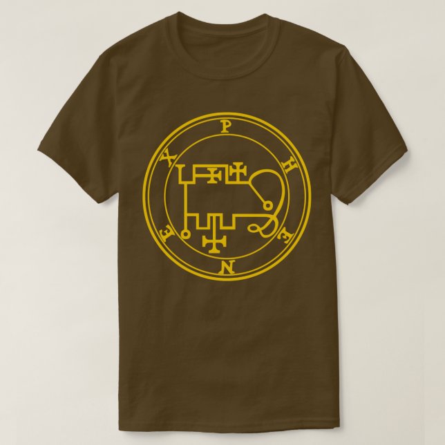Phenex Sigil verändert Ihr Leben gelb T-Shirt (Design vorne)