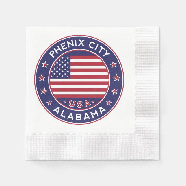 Phenix, Alabama Serviette (Vorderseite)