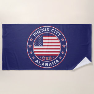 Phenix, Alabama Strandtuch