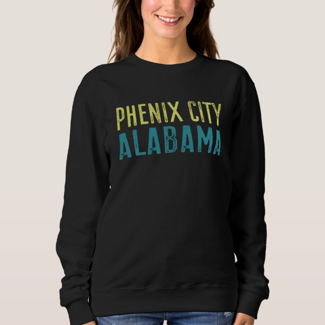 Phenix City Alabama Pacific Coast Stacked Sweatshirt (Vorderseite)