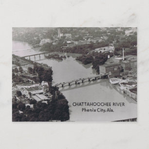 Phenix City Alabama Postkarte