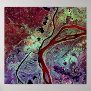 Phenom phen Satellitenbilder Poster