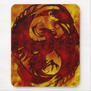 Pheonix Rising Fantasy 2 Mousepad