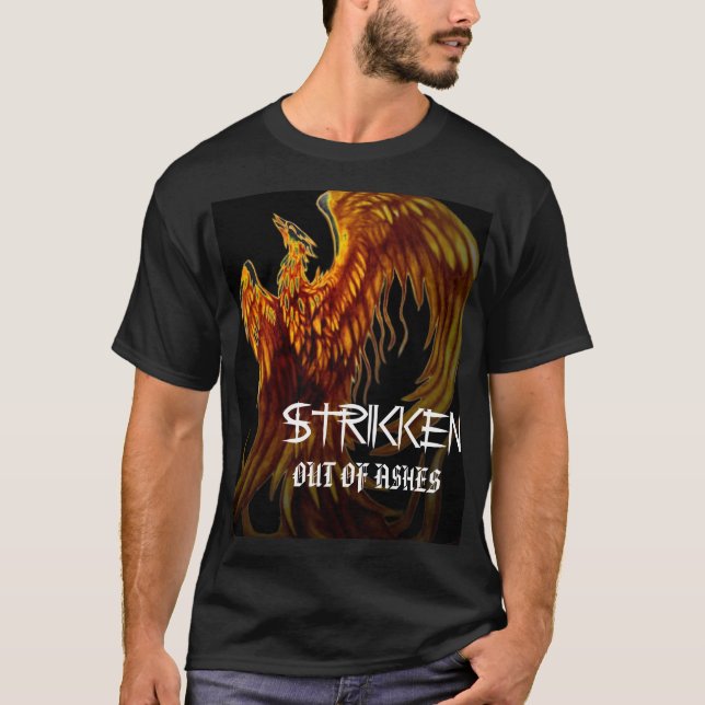 pheonix, STRIKKEN Weiß, AUS ASCHE heraus T-Shirt (Vorderseite)