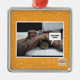 Phew denke ich, dass ich ihn verlor silbernes ornament
