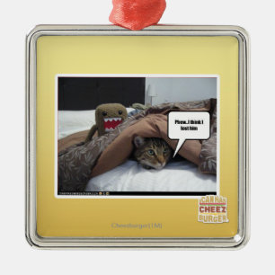 Phew denke ich, dass ich ihn verlor silbernes ornament
