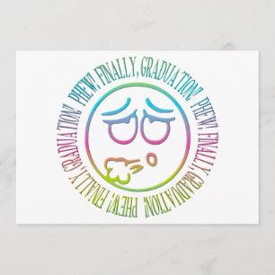 Phew! Schließlich Abschluss! Ankündigung