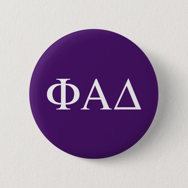 Phi Alpha Delta griechische Buchstaben Button (Vorderseite)