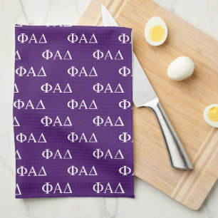 Phi Alpha Delta griechische Buchstaben Geschirrtuch