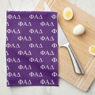 Phi Alpha Delta griechische Buchstaben Geschirrtuch